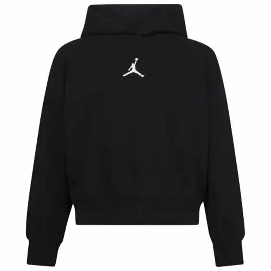 Sweatshirt mit Kapuze für Mädchen Jordan Jordan Icon Play Schwarz