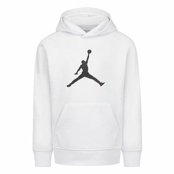 Jungen Sweater mit Kapuze Jordan Jordan Jumpman Logo Weiß