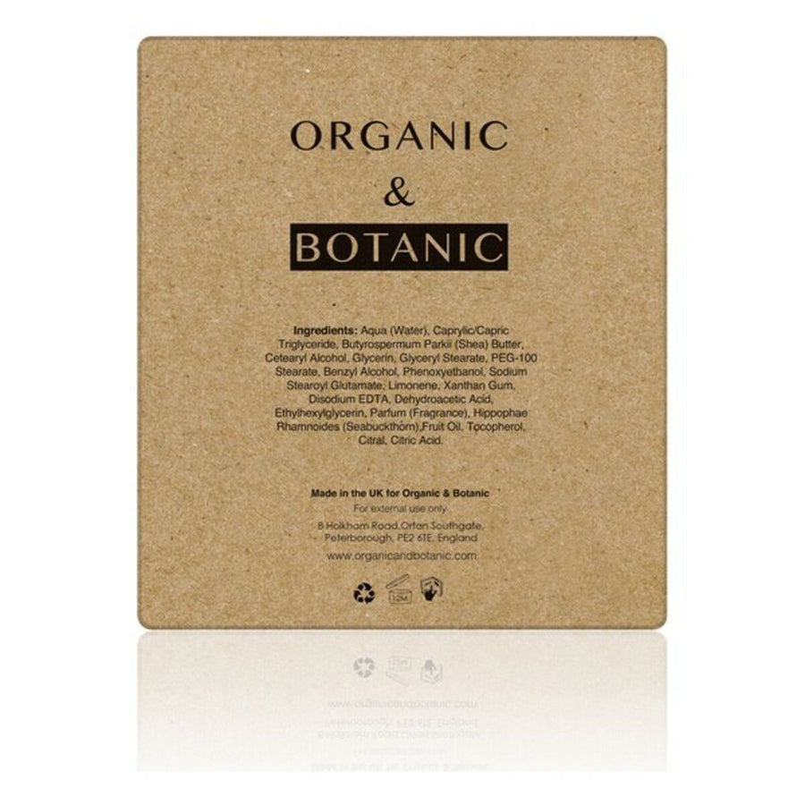 Feuchtigkeitsspendende Körpercreme Organic & Botanic OBMOBC Orangerot 100 ml