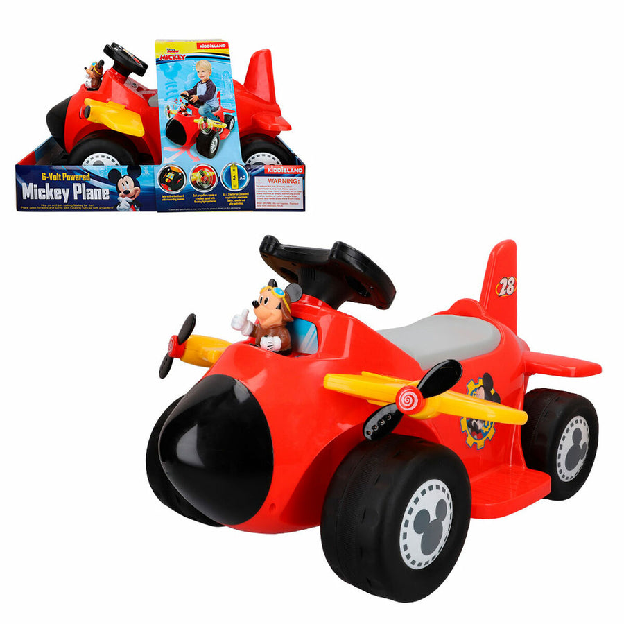 Elektroauto für Kinder Mickey Mouse Batterie Flugzeug 6 V