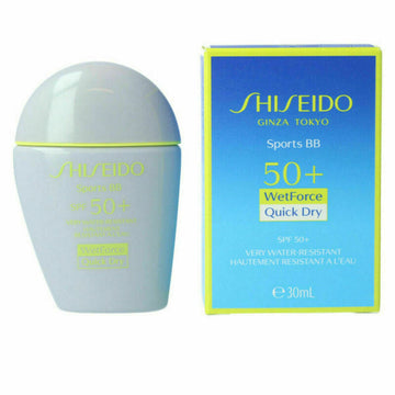 Cremige Make-up Grundierung Sports BB Shiseido Sports BB SPF50+ SPf 50+ Very Dark Spf 50 30 ml (30 ml)