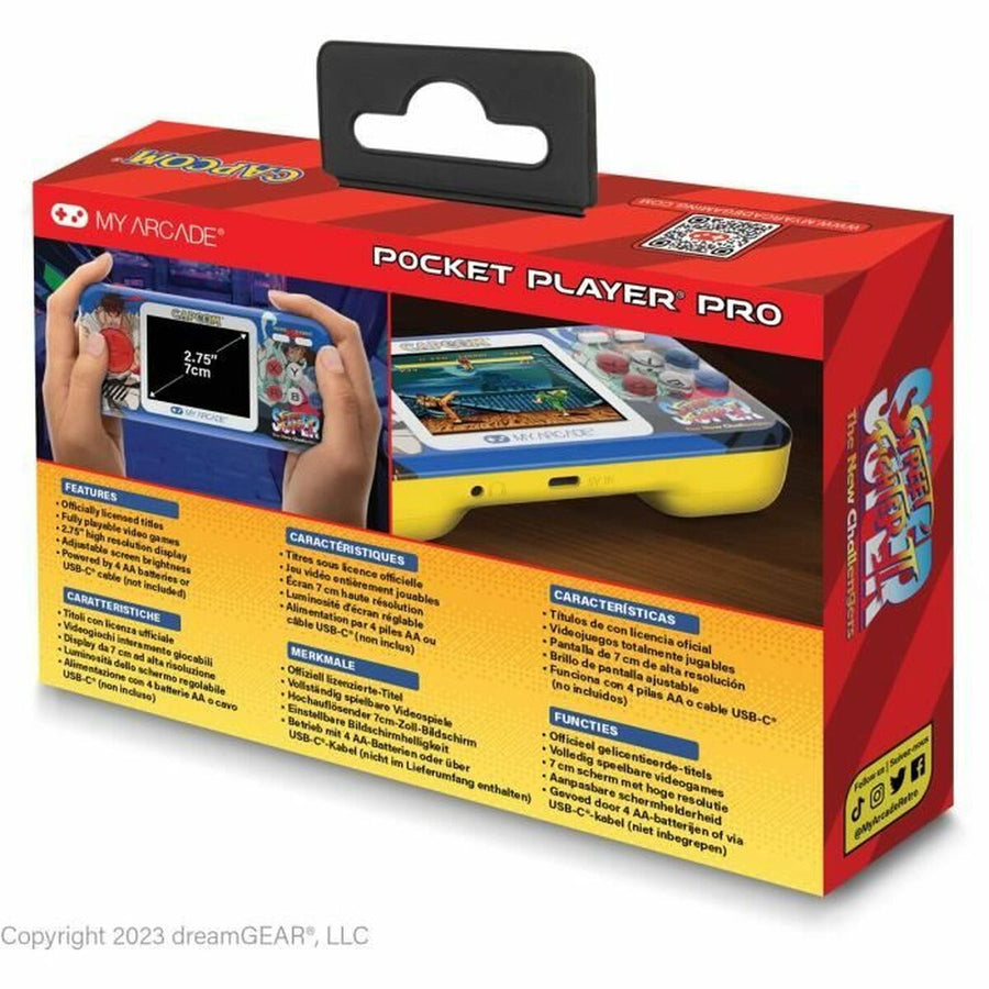 Tragbare Spielekonsole My Arcade Pocket Player PRO - Super Street Fighter II Retro Games
