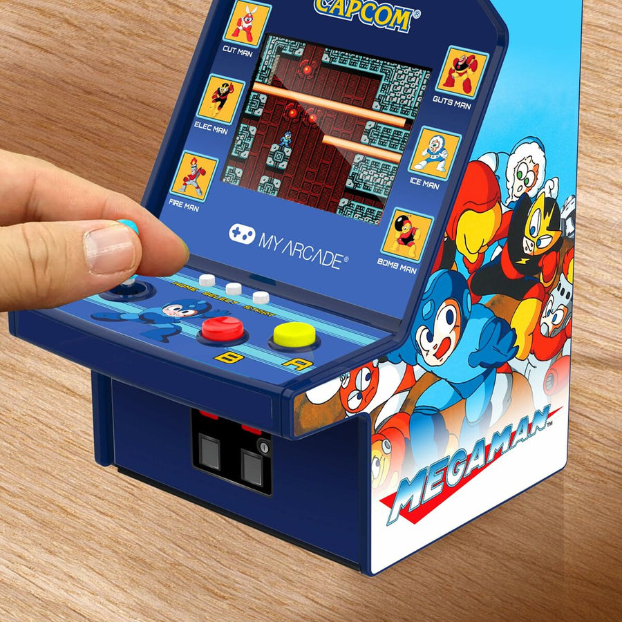 Tragbare Spielekonsole My Arcade Micro Player PRO - Megaman Retro Games Blau