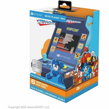 Tragbare Spielekonsole My Arcade Micro Player PRO - Megaman Retro Games Blau