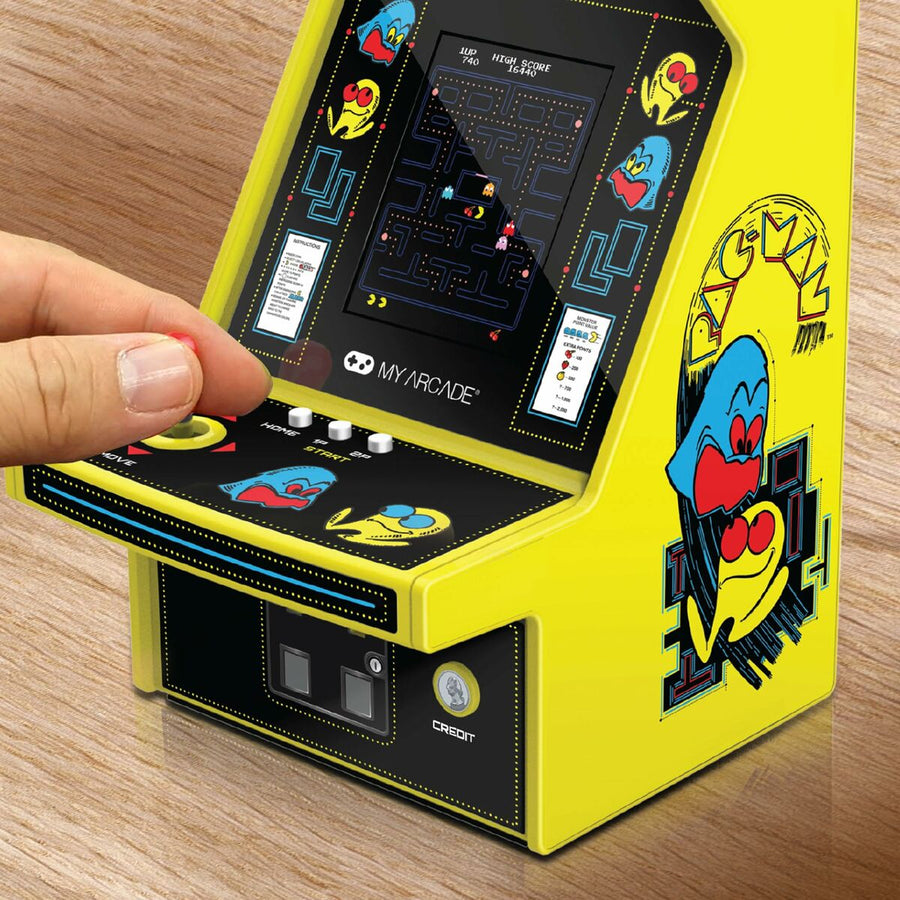 Tragbare Spielekonsole My Arcade Micro Player PRO - Pac-Man Retro Games Gelb