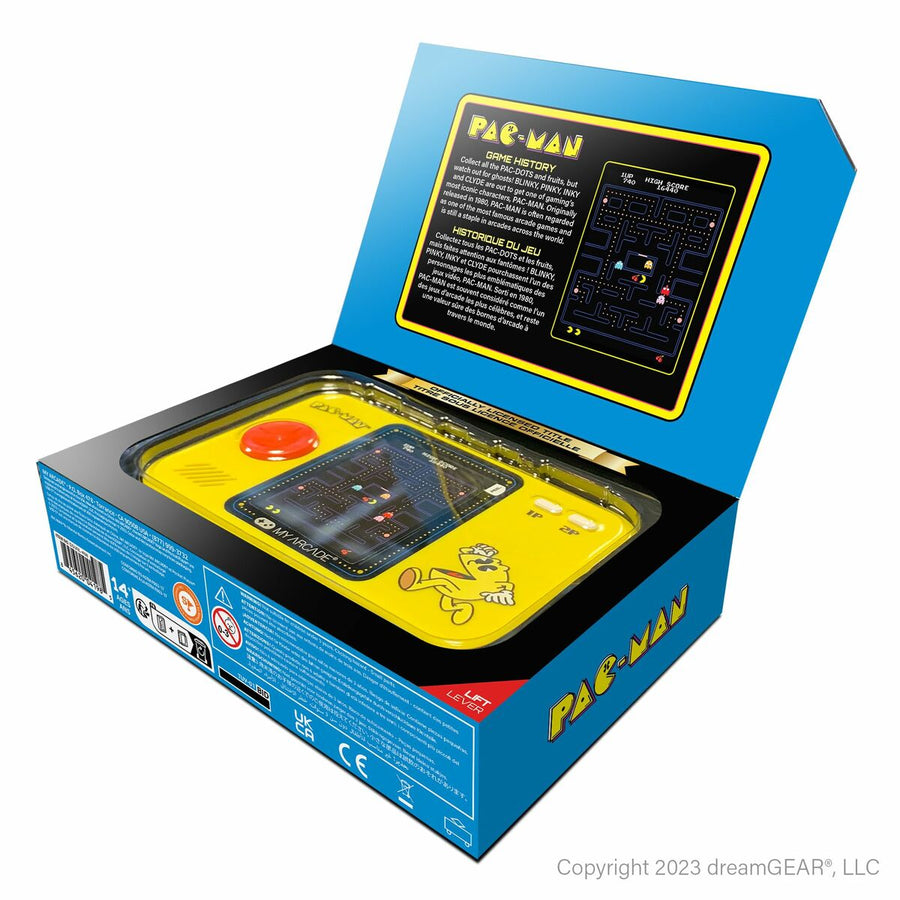 Tragbare Spielekonsole My Arcade Pocket Player PRO - Pac-Man Retro Games Gelb