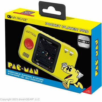 Tragbare Spielekonsole My Arcade Pocket Player PRO - Pac-Man Retro Games Gelb