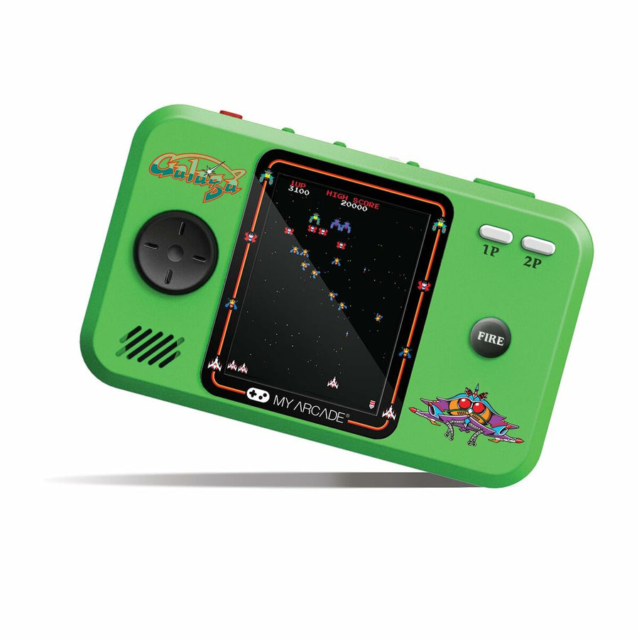 Tragbare Spielekonsole My Arcade Pocket Player PRO - Galaga Retro Games grün