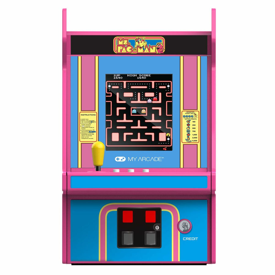 Tragbare Spielekonsole My Arcade Micro Player PRO - Ms. Pac-Man Retro Games Blau