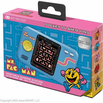Tragbare Spielekonsole My Arcade Pocket Player PRO - Ms. Pac-Man Retro Games Blau
