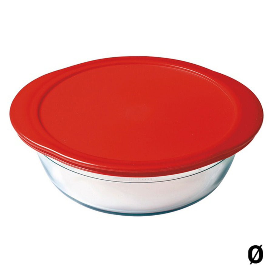 Lunchbox Ô Cuisine Rot Borosilikatglas