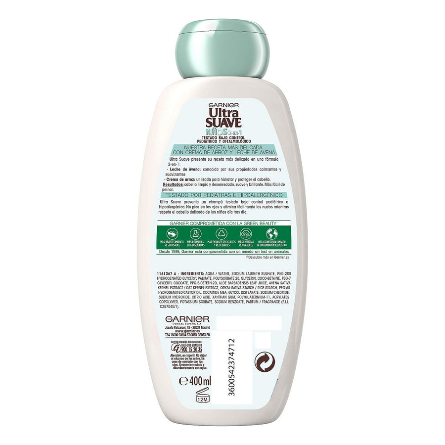 Kindershampoo Garnier Ultra Suave Hafer Shampoo und Spülung 400 ml