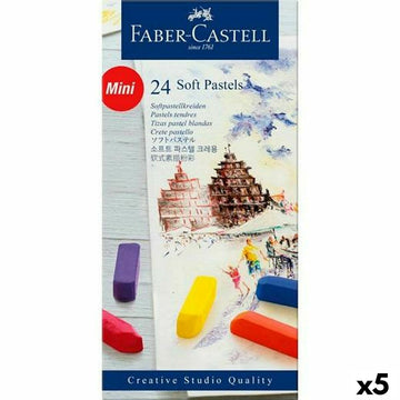 Satz weiche Pastellkreiden Faber-Castell Bunt (5 Stück)