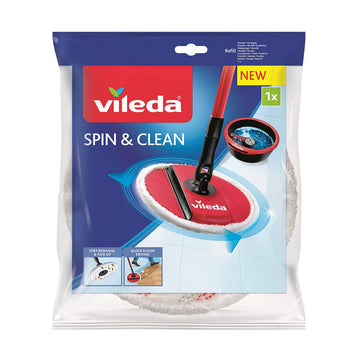 Scrubbing Mop Nachfüllpackung Vileda Spin & Clean Mikrofasern