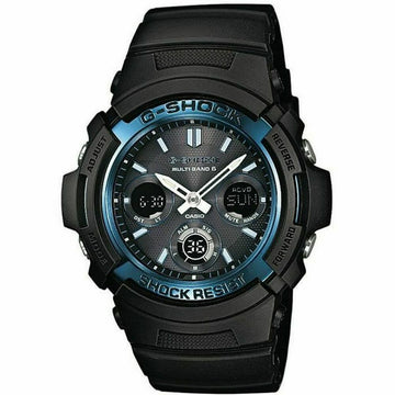 Herrenuhr Casio G-Shock AWG-M100A-1A Blau Schwarz