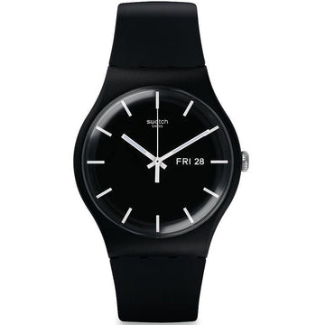 Unisex-Uhr Swatch MONO BLACK