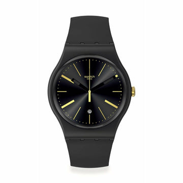 Unisex-Uhr Swatch SO29B403 Schwarz