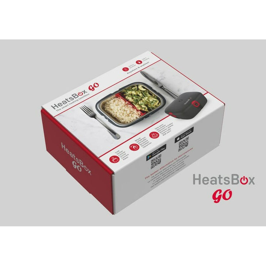 Lunchbox HeatsBox HB-04-102B Schwarz rechteckig 0,925 l