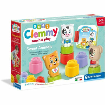 Konstruktionsspiel Baby Born Cubes & animals Soft Clemmy (FR) Buch 9 Stücke