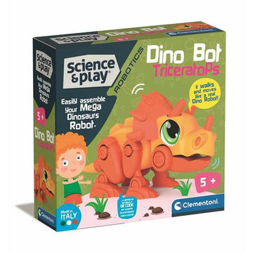 Konstruktionsspiel Clementoni Dino Bot Triceratops 20 x 20 x 6 cm