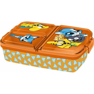 Lunchbox mit Fächern Mikecrack Orange Polypropylen 21 x 14,5 x 7,5 cm