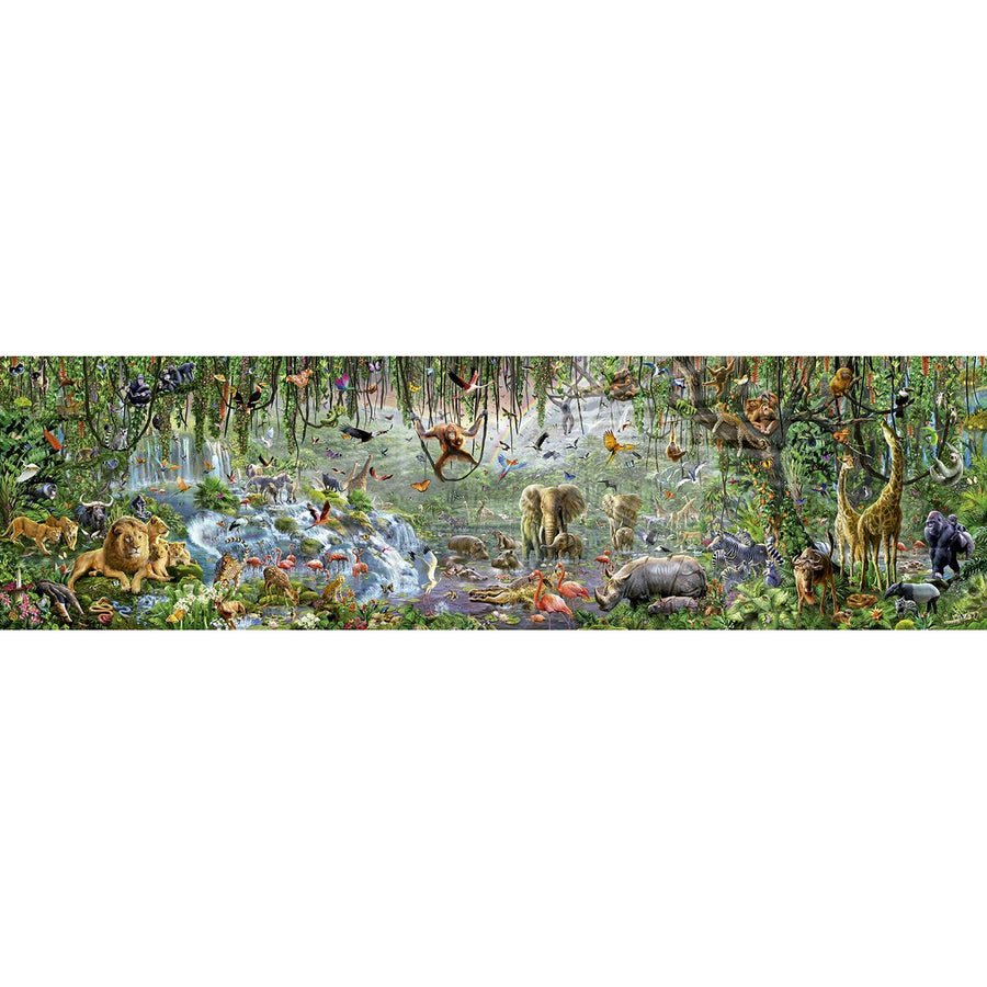 Puzzle Educa 16066.0 The Wild Life (FR) 33600 Stücke 570 x 157 cm