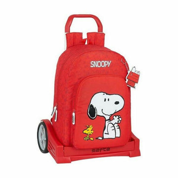 Schulrucksack mit Rädern Evolution Snoopy