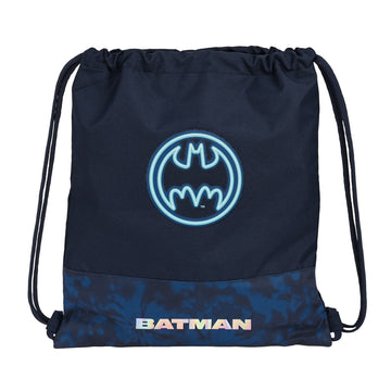 Rucksacktasche mit Bändern Batman Legendary Marineblau 35 x 40 x 1 cm