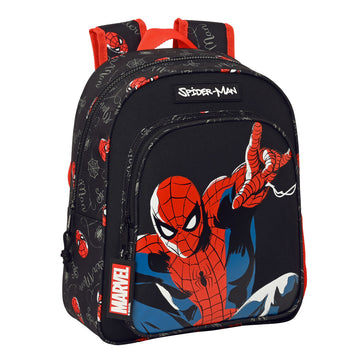 Kinderrucksack Spider-Man Hero Schwarz 27 x 33 x 10 cm