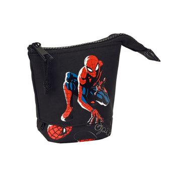Etüie Spiderman Hero Schwarz (8 x 19 x 6 cm)