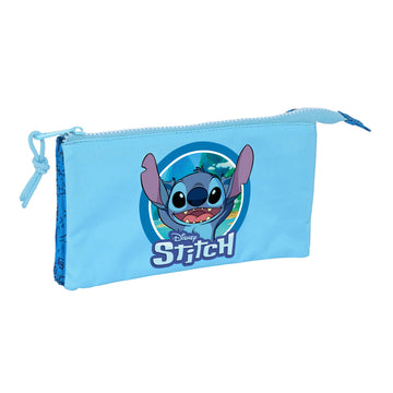 Schulmäppchen Stitch Blau 22 x 12 x 3 cm