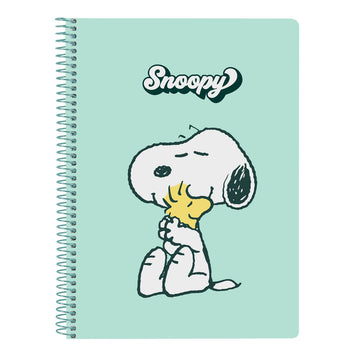 Notizbuch Snoopy Groovy grün A5 80 Blatt