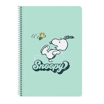 Notizbuch Snoopy Groovy grün A4 80 Blatt