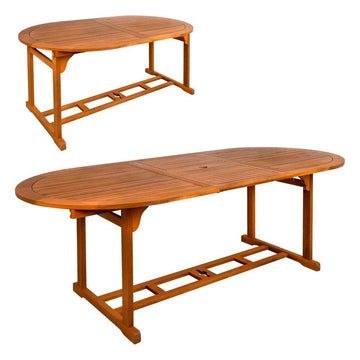 Asuziehbarer Tisch Aktive 200 x 74 x 90 cm Akazienholz