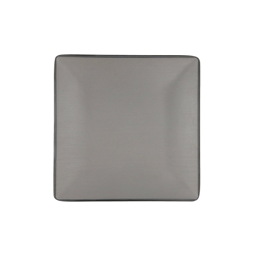 Flacher Teller Bidasoa Gio Grau Kunststoff 21,5 x 21,5 cm (12 Stück)