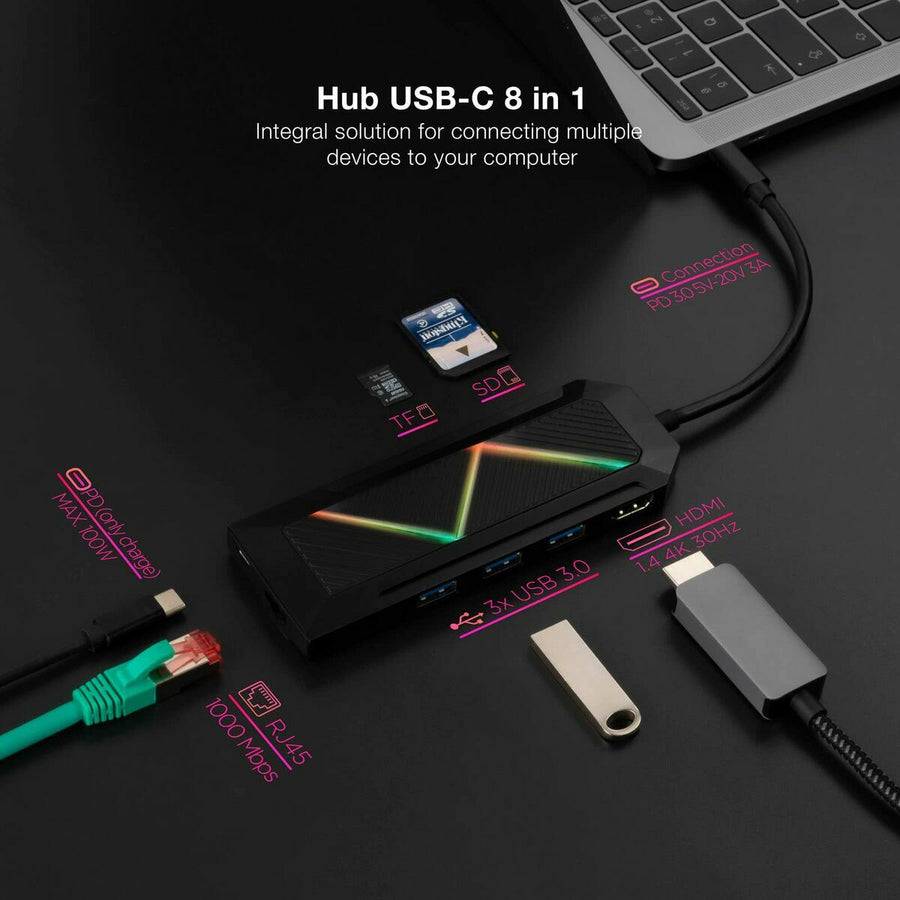 Hub USB NANOCABLE 10.16.0801