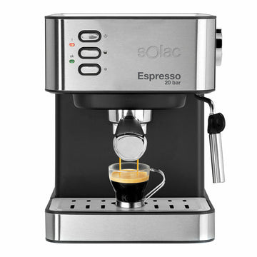 Express-Kaffeemaschine Solac Schwarz 1,2 L