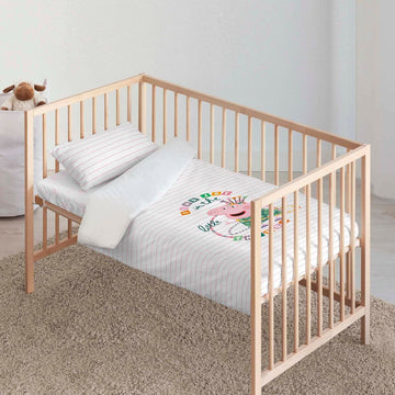 Bettbezug für Babybett Peppa Pig Find Joy 100 x 120 cm