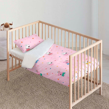 Bettbezug für Babybett Peppa Pig Awesome 115 x 145 cm