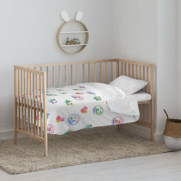 Bettbezug für Babybett Peppa Pig Time bed 100 x 120 cm