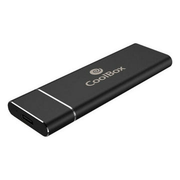 Gehäuse für die Festplatte CoolBox COO-MCM-SATA SSD SATA Schwarz M.2 USB 3.1