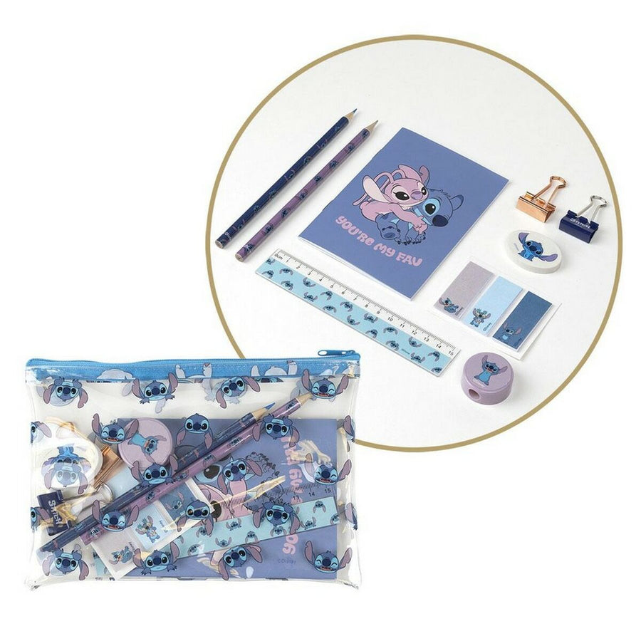 Papierwaren-Set Stitch Blau (12 pcs)