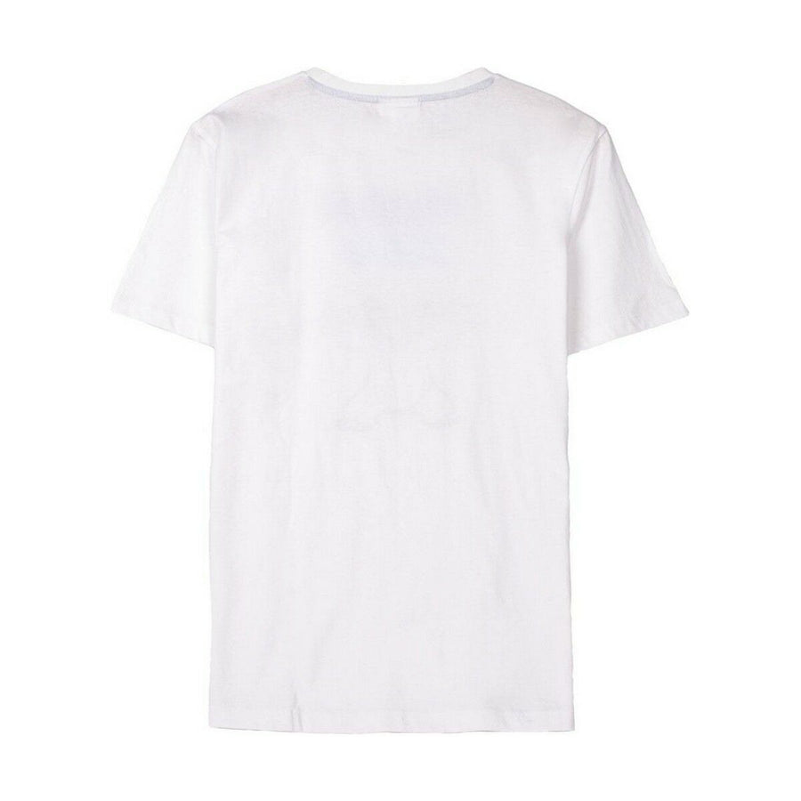 Herren Kurzarm-T-Shirt Stitch Weiß