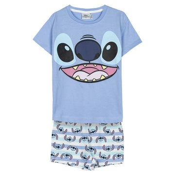 Schlafanzug Für Kinder Stitch Blau