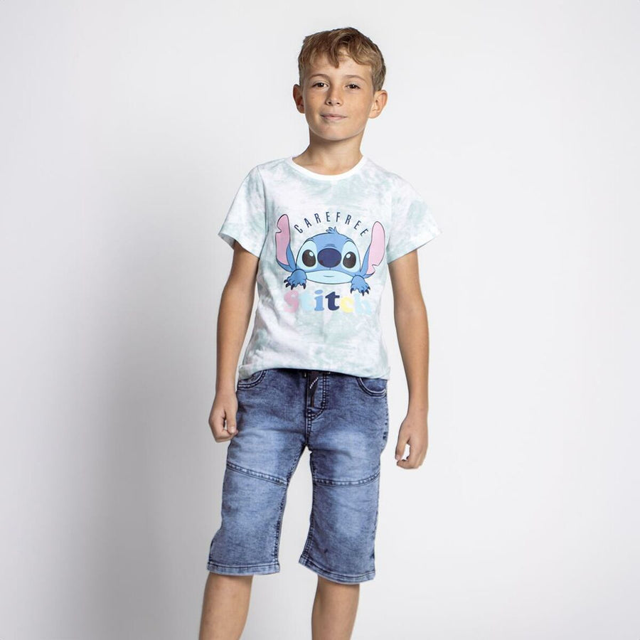 Kurzarm-T-Shirt für Kinder Stitch Bunt