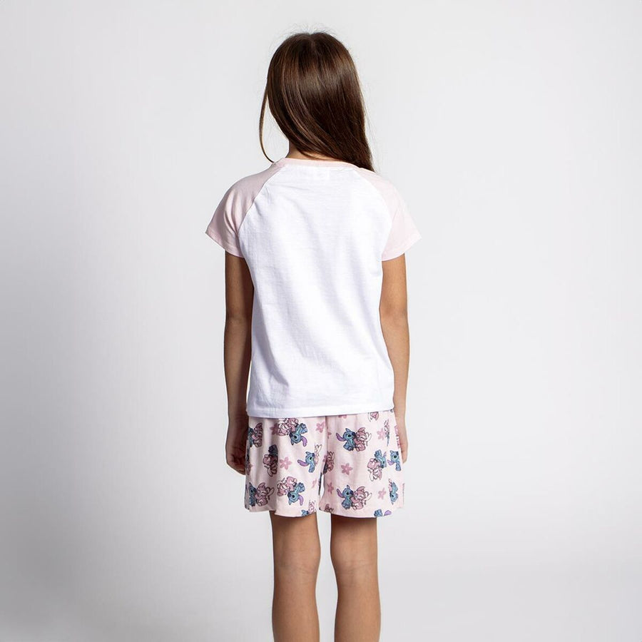 Schlafanzug Für Kinder Stitch Rosa