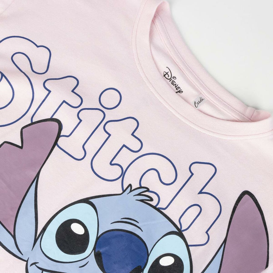Kurzarm-T-Shirt für Kinder Stitch Blau