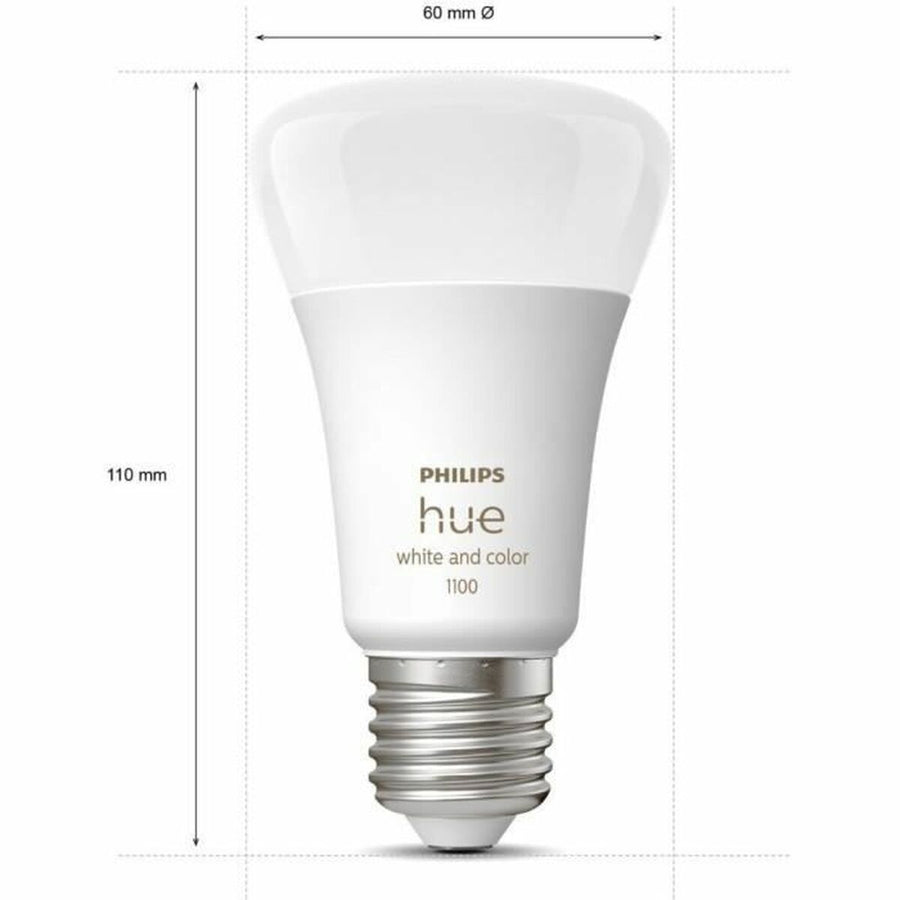 Smart Glühbirne Philips Kit de inicio: 3 bombillas inteligentes E27 (1100) 9 W E27 6500 K 806 lm