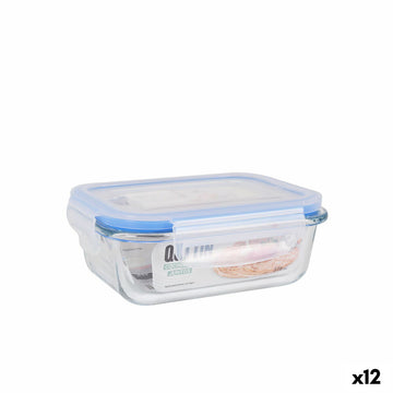 Lunchbox hermetisch Quttin rechteckig 375 ml (12 Stück)