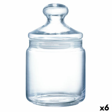 Topf Luminarc Club Durchsichtig Glas (750 ml) (6 Stück)